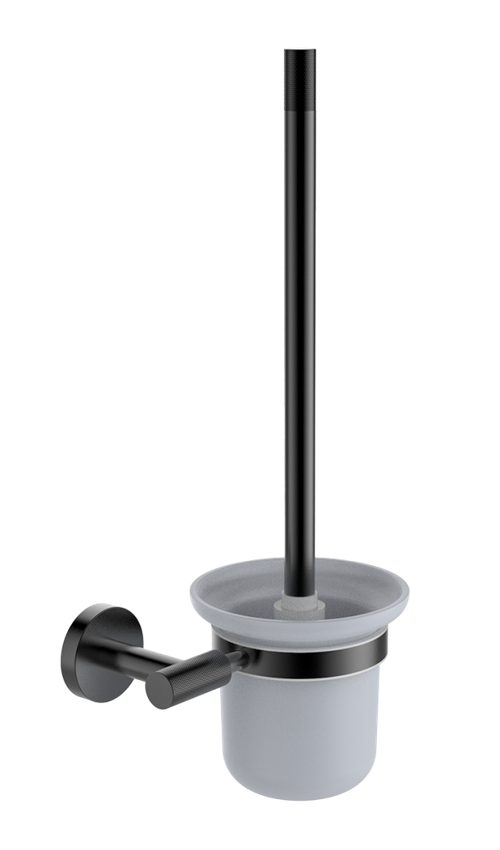 5513-C Ершик настенный, стеклянный (ЧЕРНЫЙ) ViEiR  (12/1шт)