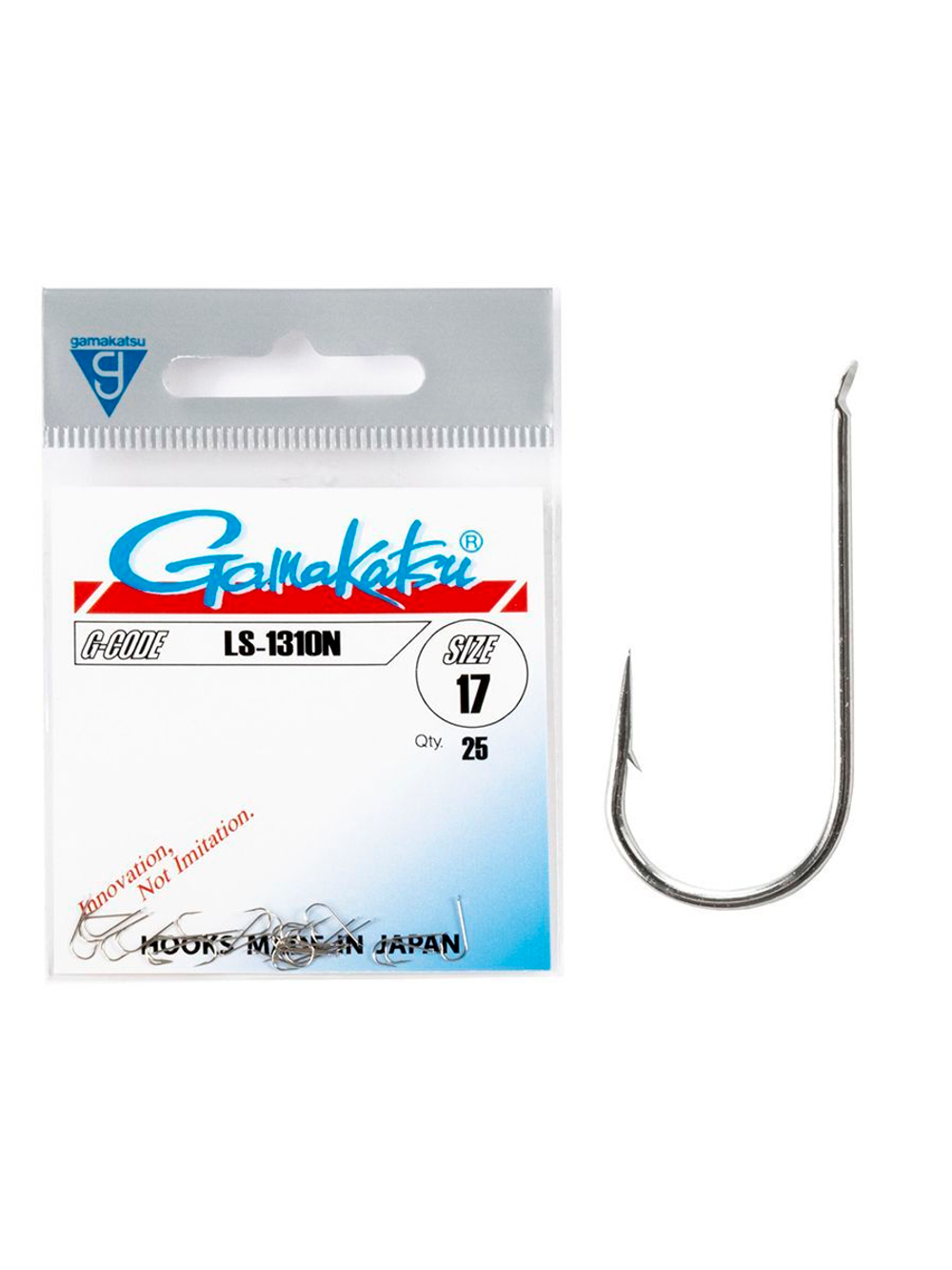 Крючки Gamakatsu LS-1310N HOOKS NICKEL размер 22 (упк.25шт.)