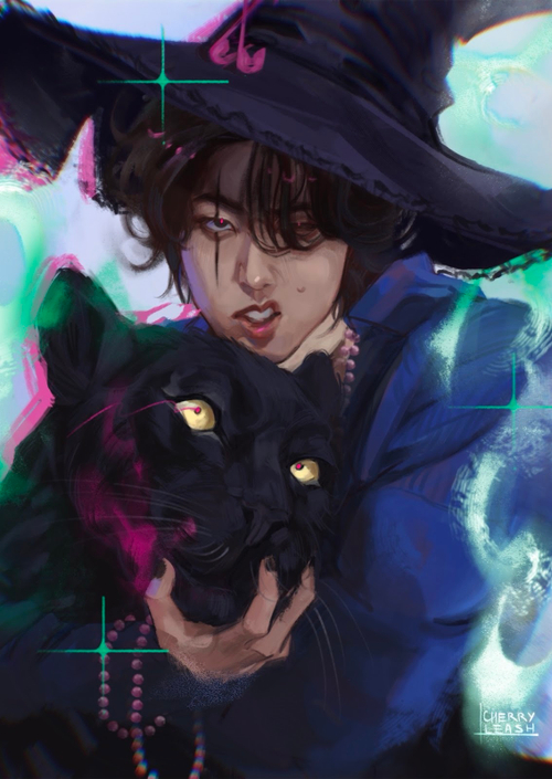 Арт принт / cherryleash / STRAY KIDS / Джисон #10