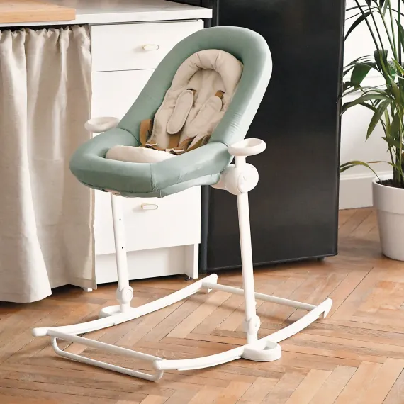 Шезлонг детский Beaba Up&amp;Down Baby Bouncer Plus Lichen