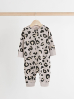 Комбинезон / Cлип для малышей Next B88-466, 3 шт., Бежевый, Светло-розовый, Серый