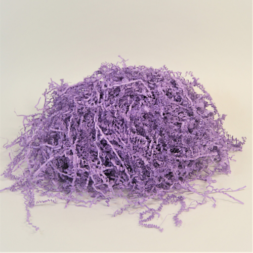 Бумажный наполнитель для подарков Лиловый 500гр (ширина 3мм)