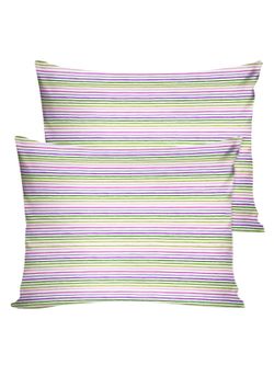 Постельное белье перкаль Сказка "Яркая полоска" евро Наволочка 50х70 см 2 шт Простынь на резинке 180x200 см Пододеяльник 200x215 см