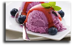 Постер "Черничное мороженое"