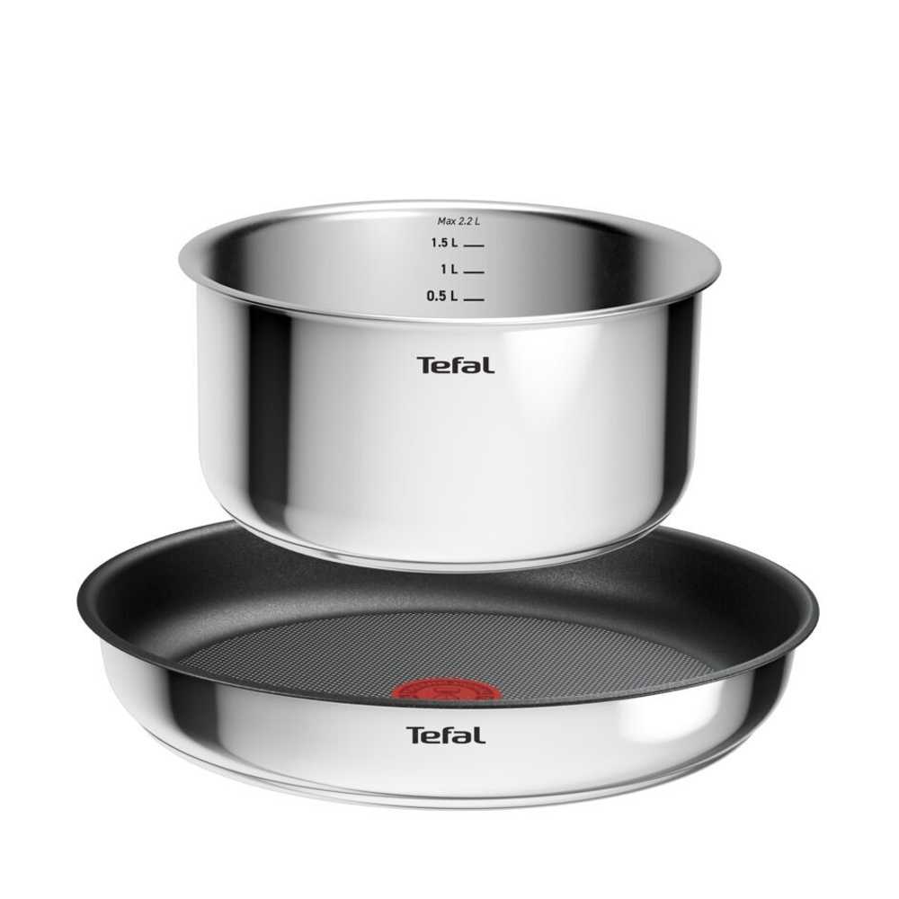 Набор посуды Tefal из нержавеющей стали Ingenio Cook Eat Tefal 3 предмета L881S304