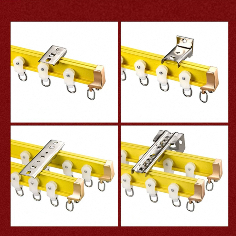 Карниз для штор изогнутый, алюминиевый