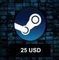 Электронная подарочная карта STEAM 25USD