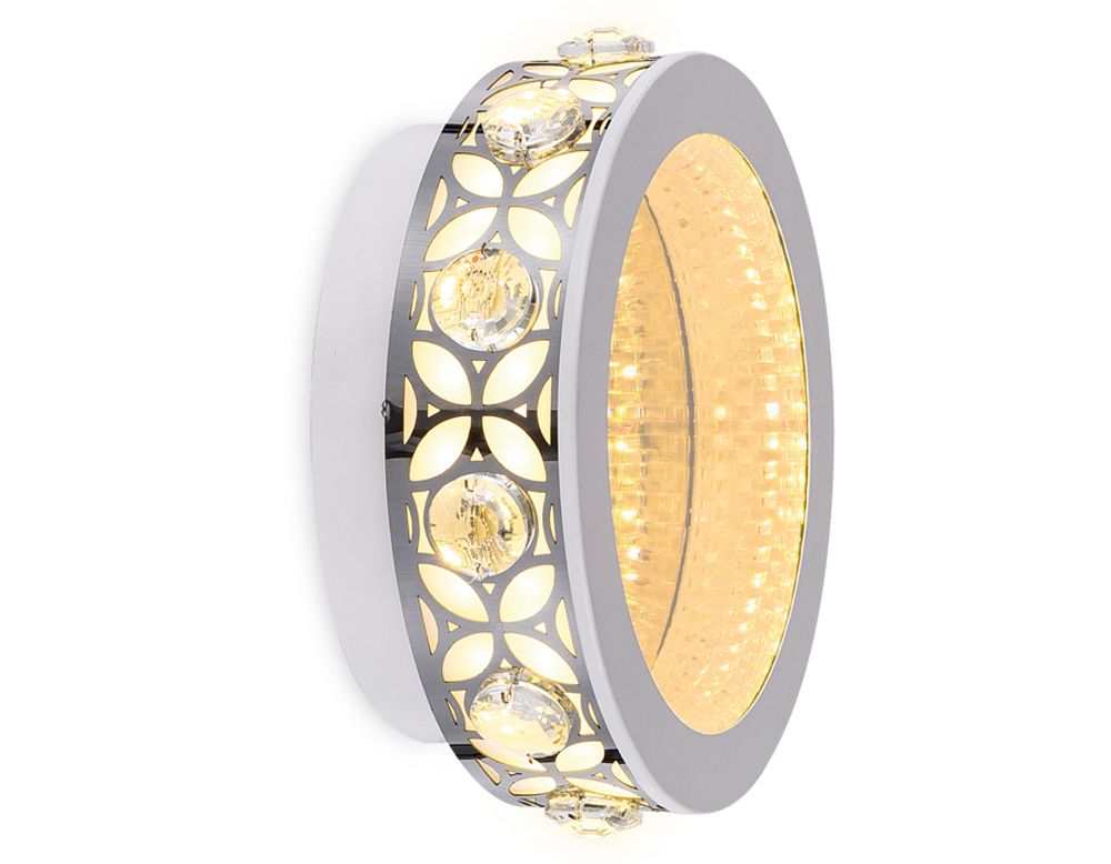 Ambrella Настенно-потолочный светодиодный светильник с хрусталем Ice FA9420