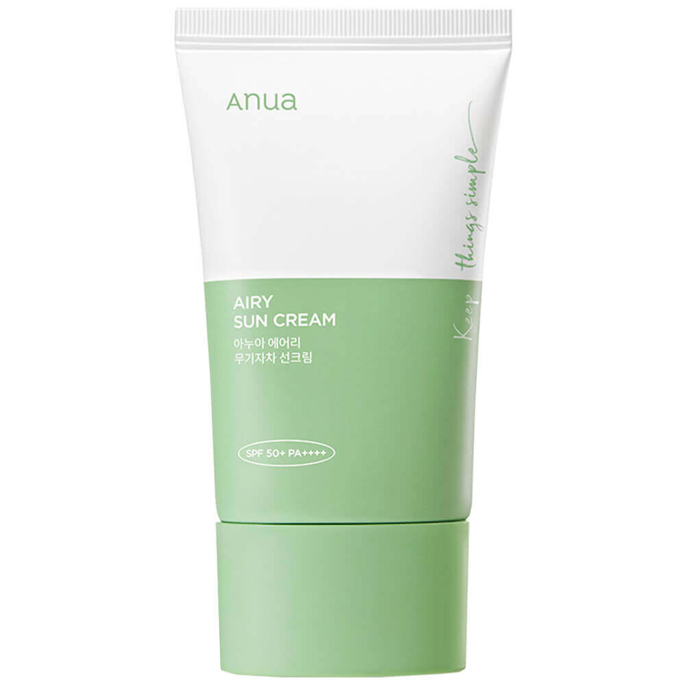 Anua Airy Sun Сream SPF50+ PA++++ 50ml Лёгкий минеральный солнцезащитный крем