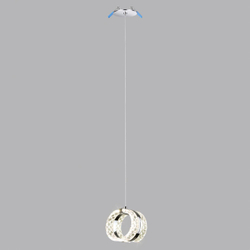 5029/8L L-VISION ODL24 000 хром/металл/акрил Подвес LED 8W 4000K 448лм MIRAGE