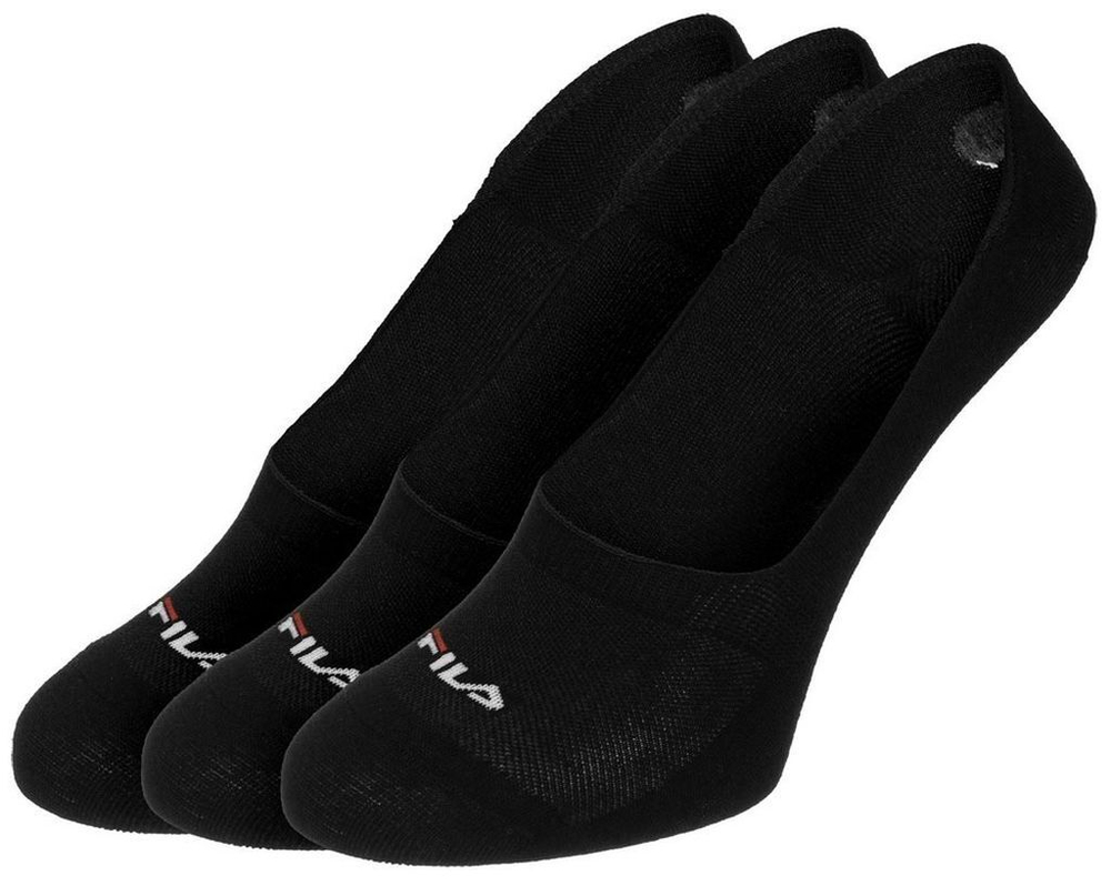 Теннисные носки Fila Unisex Ghost Socks 3P - black