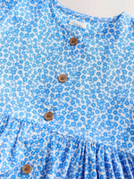 Платье для девочки Next AC6-239, Голубой, Белый