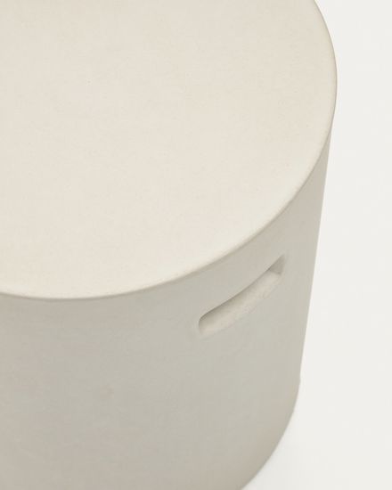 Aiguablava Подставка для ног из белого цемента Ø 37 см