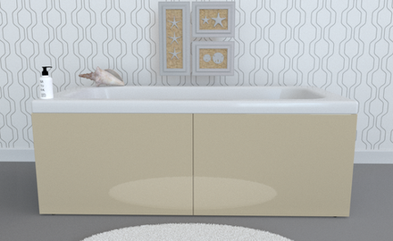 Экран под ванну откидной TR-5-007 жемчуг глянец