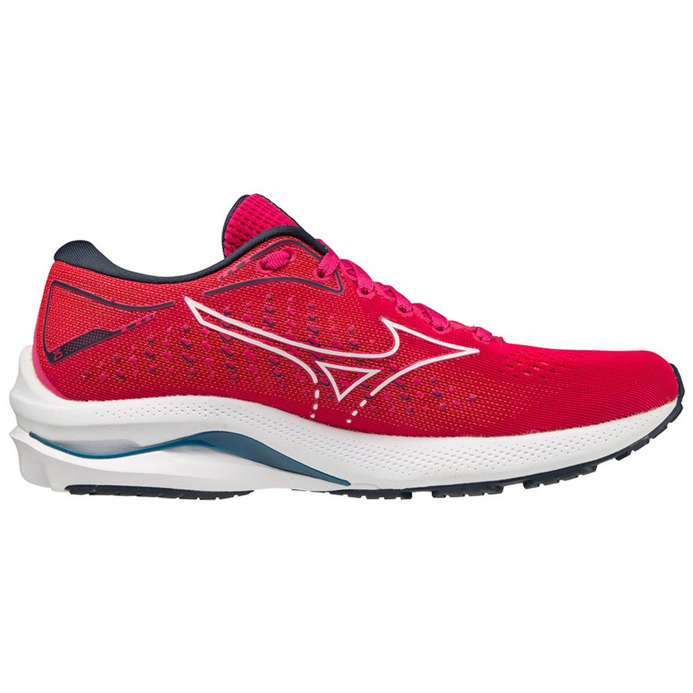 Кроссовки беговые женские MIZUNO Wave Rider 25 J1GD210303, р.UK5 (рос.37), красный