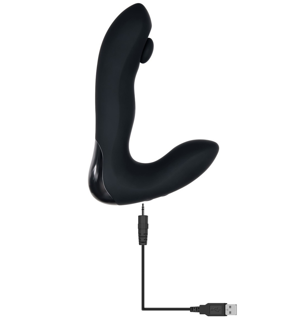 Вибромассажер простаты с постукиванием и пультом ДУ Zero Tolerance Tap It