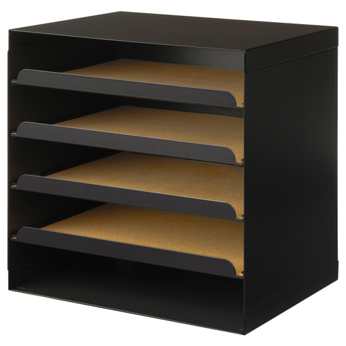 Лоток для писем IKEA HARVMATTA (ХАРВМАТТА), Антрацит, 32х25х32 см