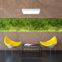 Светильник LED ЭРА Geometria SPO-164-W-40K-110 Quadro 110Вт 4000К 10500Лм IP40 800*800*80 белый подвесной | Декоративные светильники Geometria