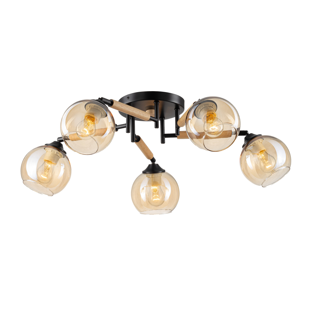 Citilux TIKA CL133151 Люстра поворотная Чёрная