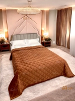 Покрывало 220х240 стеганое для кровати и дивана