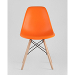 Стул Eames Style DSW оранжевый (разборный каркас)