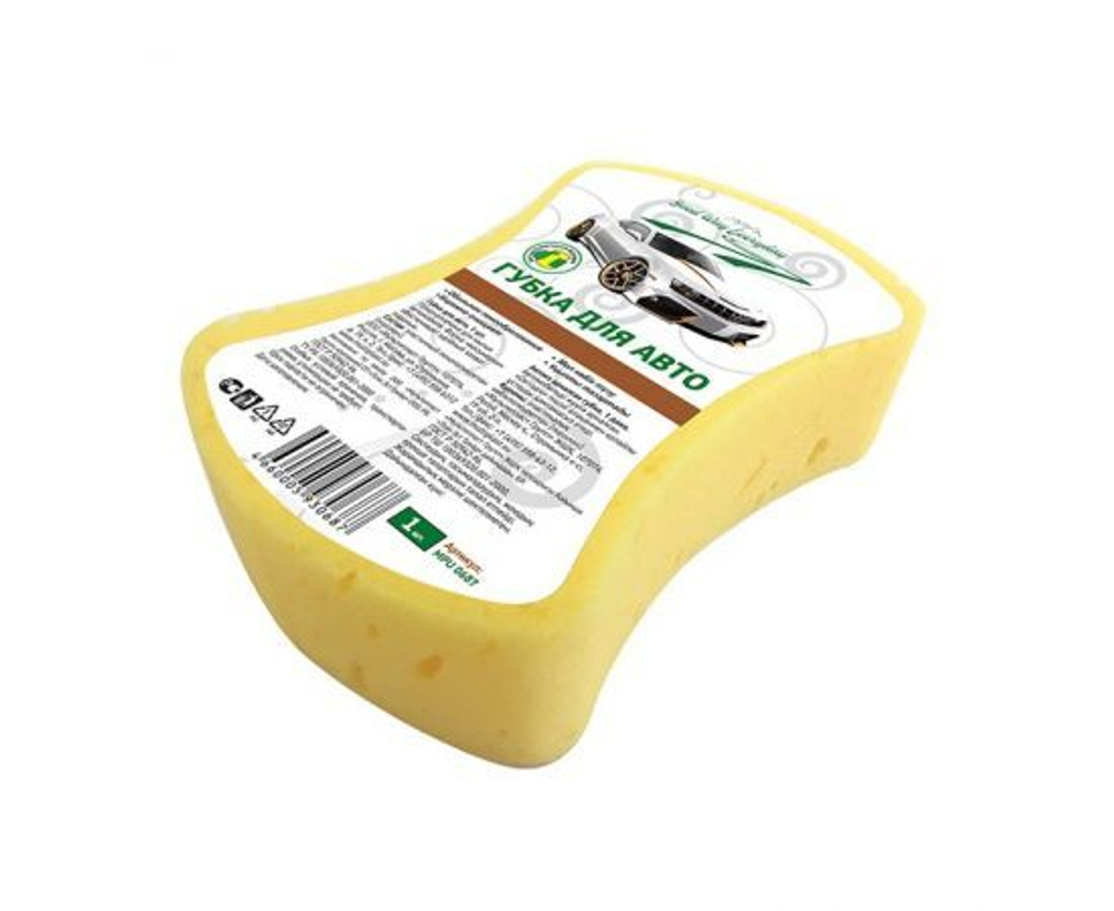 Губка для мытья автомобиля, поролон Good Way MPU0687 180х120х50мм Мультипласт