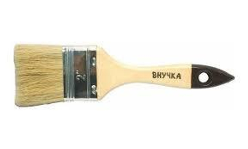 Кисть пл. 2" /50мм деревянная ручка Внучка уп=600/12
