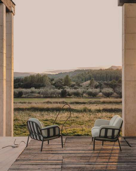 Уличное кресло Joncols зеленое