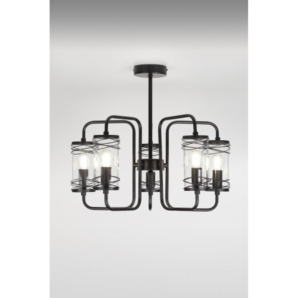 Люстра Rivoli Akanta 5061-305 5 х E14 40 Вт лофт - кантри | Rivoli