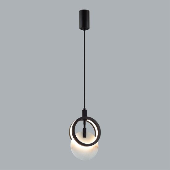 5422/17L HIGHTECH ODL_EX25 083 черный/металл/алебастр Подвес LED 17W 3000K 986Лм MERCURY