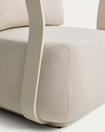 Уличное кресло Tamaris из алюминия цвета экрю