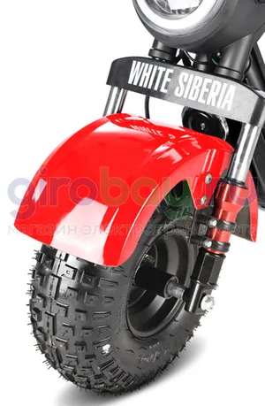 Электроскутер WHITE SIBERIA MINI R 1200w 2.0 - Красный фото 8 фото №10