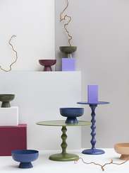 Столик кофейный Fluid, D59 см, морские водоросли