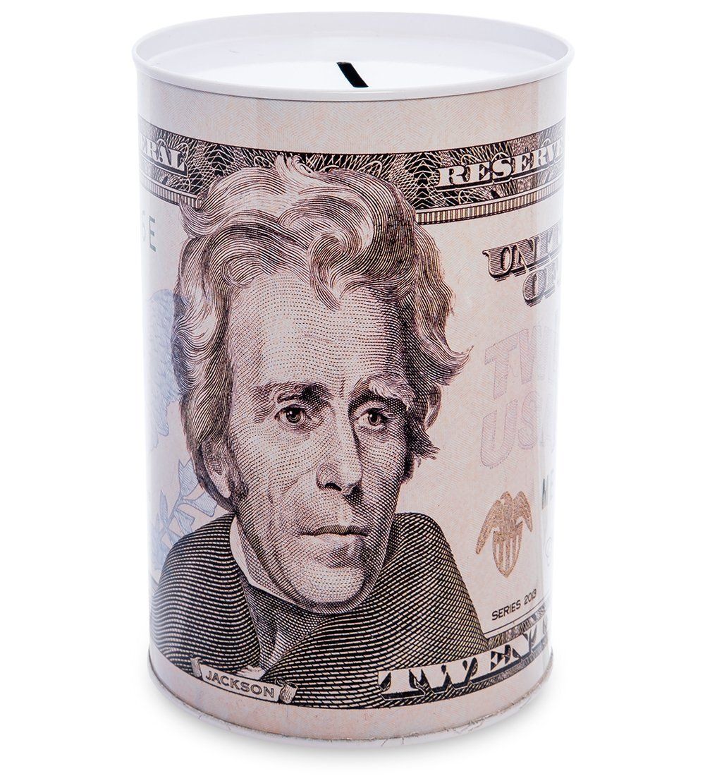 BX- 45/4 Металлическая копилка бол. «20 Долларов»