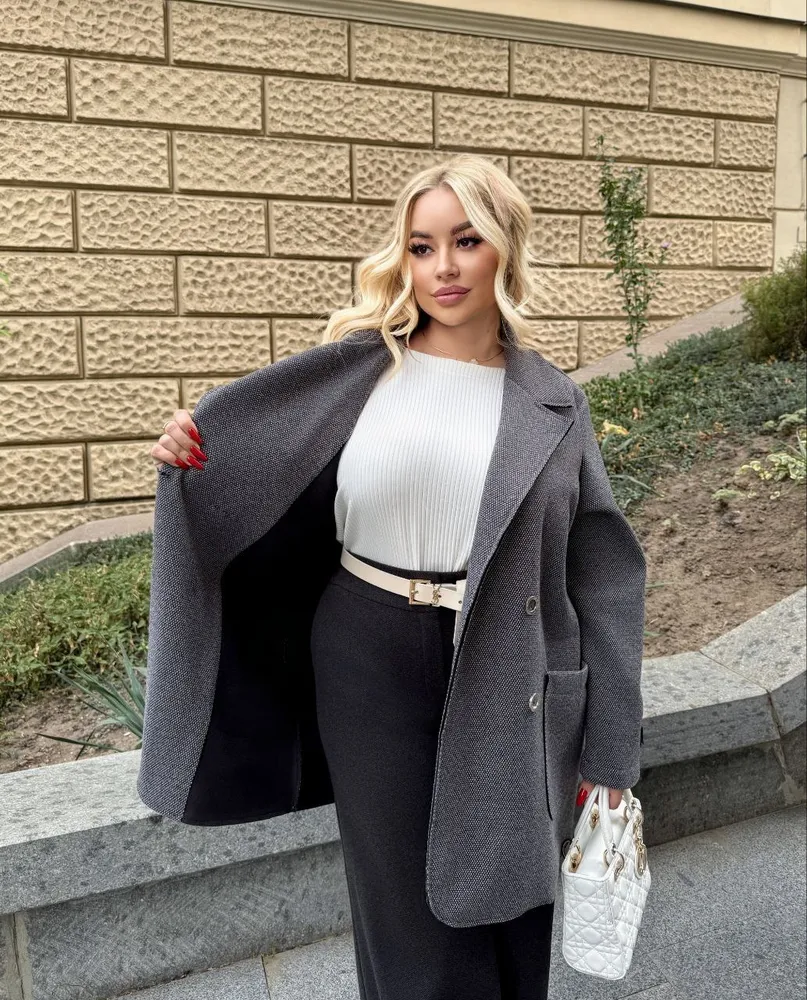 Пальто-пиджак УК-7157-2 Фабрика Моды