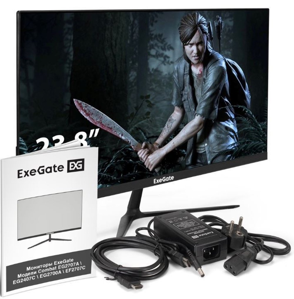 Монитор 23,8" Exegate Combat EG2407C