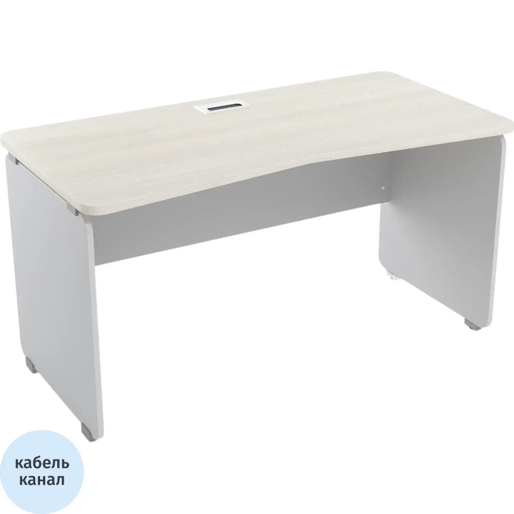 Стол письменный Easy Contour 1600х700 дуб шамони светлый