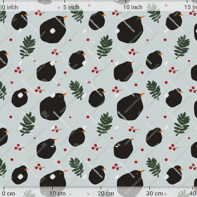 Дрозды и листья by CabinInTheWoods 811 DPI