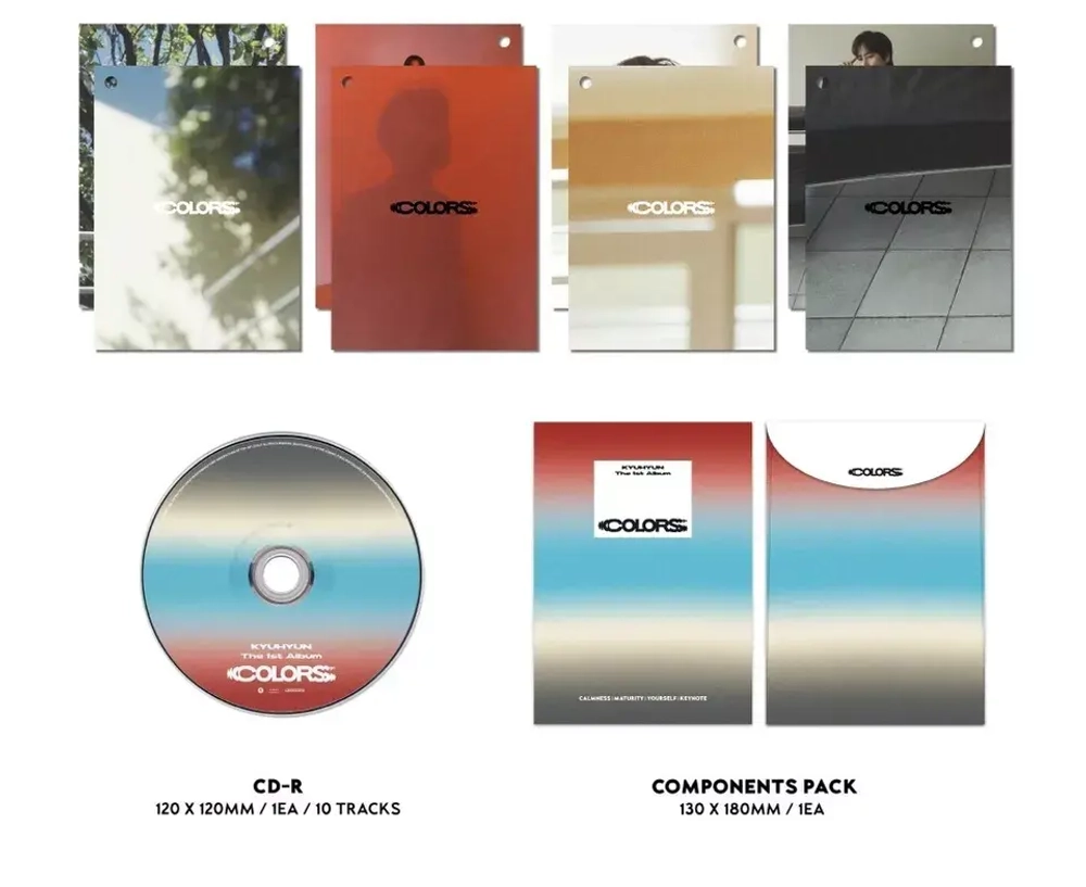 Альбом KYUHYUN - COLORS [Color Swatch Book ver.]