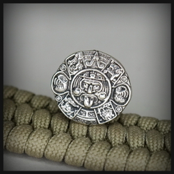 Бусина - вставка для браслета "Майя" , мельхиор