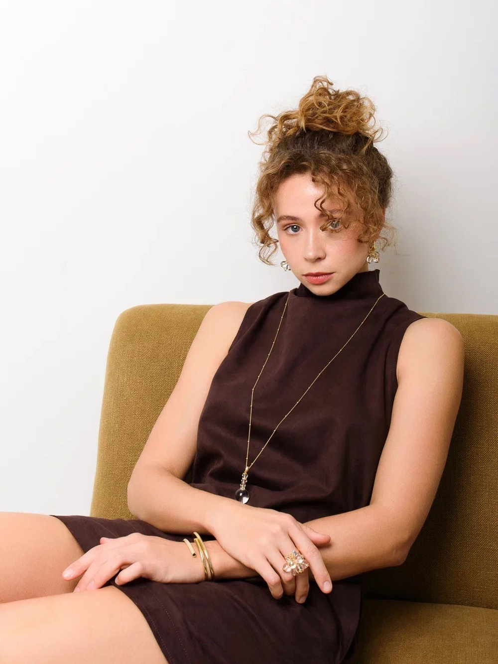 Серьги "Bubble berry" Gold