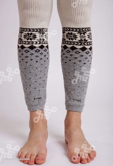 Гетры из монгольской шерсти