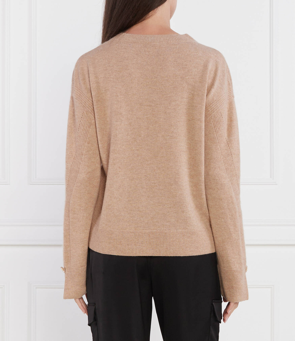 Хлопковый свитер Marc Cain - коричневый(VC 41.11 M51)