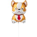 Шар Фольгированный Бульдог коричневый (Коричневый)