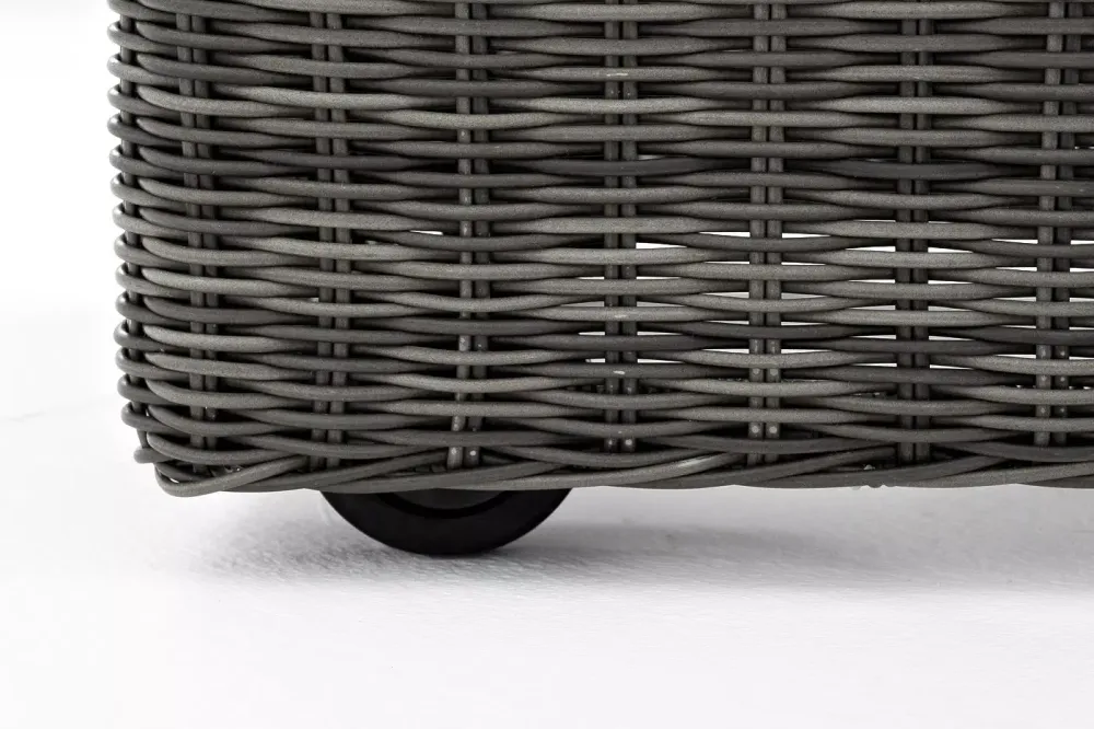 "Рим" комплект шезлонг со столиком, цвет графит