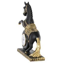 GAEM Фигурка декоративная "Лошадь" с часами (ААх1 н/п), L32 W9,5 H35 см
