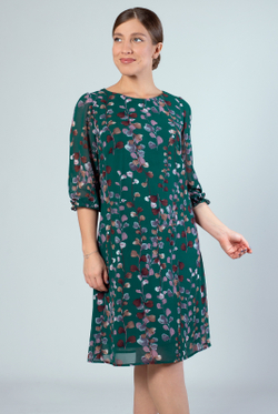 Платье женское 3831ВПБ, малахит наб #284Ман053831ВПБ