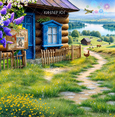 Фотофон "Почтовое отделение" арт. ФФ911-20