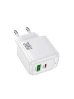 Сетевое зарядное устройство HOCO CS55A USB-C USB-A 30W