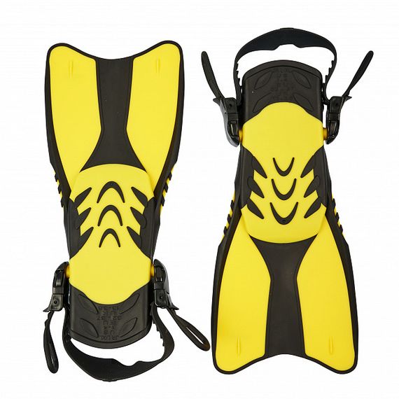 Ласты детские регулируемые Sargan Релакс желтые